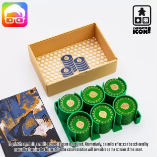 Tree Society board game organizer by @ammedia3d - Model thumbnail 8