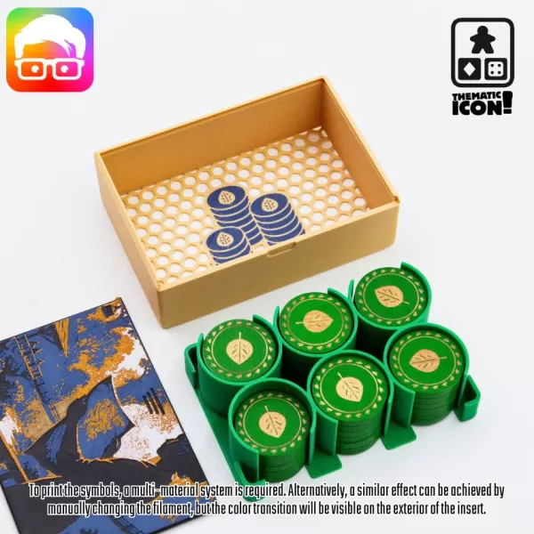 Tree Society board game organizer by @ammedia3d - Model preview 8