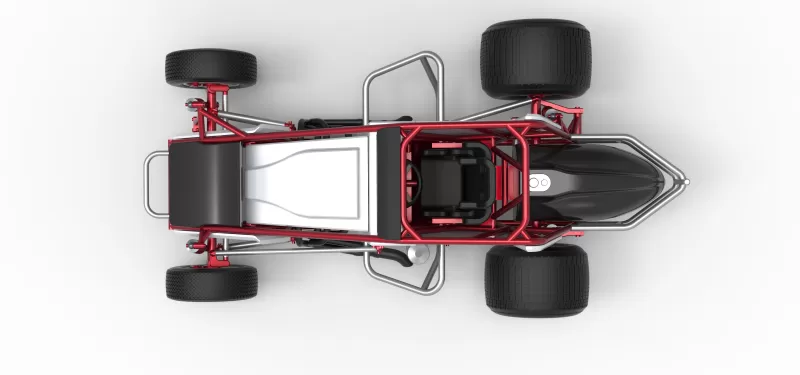 Dirt Silver Crown Car Scale 1:25 - Model preview 11