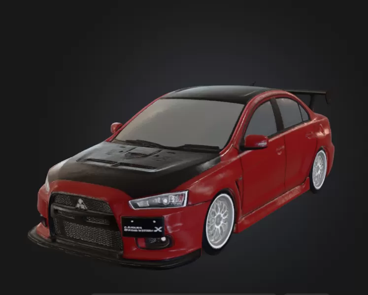 Mitsubishi Lancer evo - Model preview 1