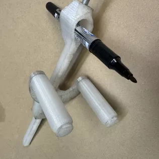 Car Wheel Arch Line Marker Tool - Model thumbnail 5