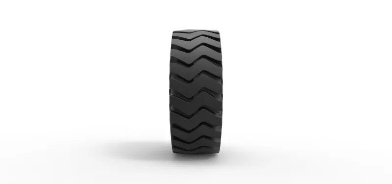 Tractor tire 38 Scale 1:25 - Model preview 4