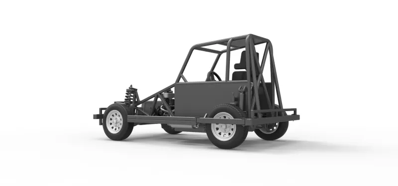 New Zealand Ministock car Base Version 2 Scale 1:25 - Model preview 13