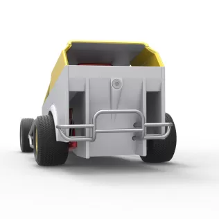 Vintage Dirt Modified stock car Version 7 Scale 1:25 - Model thumbnail 15