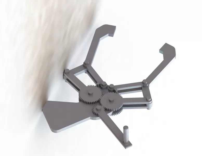 Mechanical gripper - Model preview 9