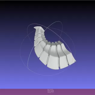 Dungeon Of Black Company Rim Horn - Model thumbnail 2
