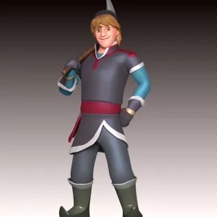 Kristoff Frozen - Model thumbnail 7