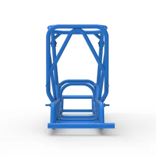 Frame of Dirt Silver Crown Champ car Scale 1:25 - Model thumbnail 11