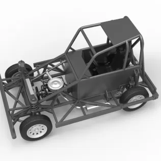 New Zealand Ministock car Base Version 2 Scale 1:25 - Model thumbnail 4