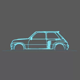 Renault - 5 Turbo Wall Art