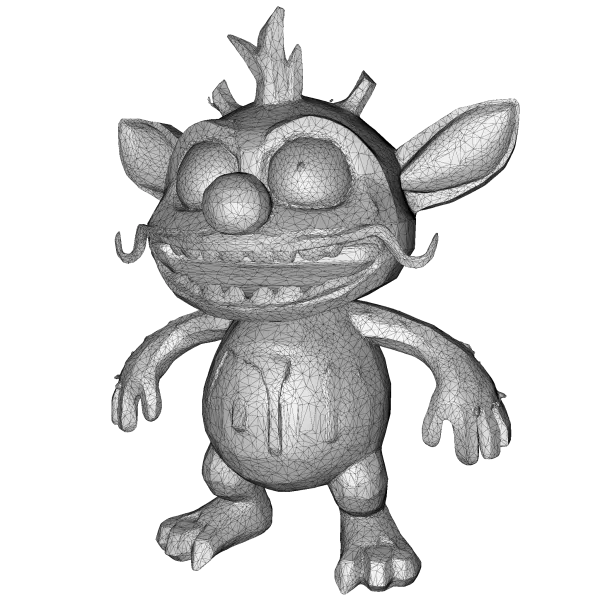 Odd Creatures Collection – Cute Creepy Kitbash High-Poly Monster - Model preview 5