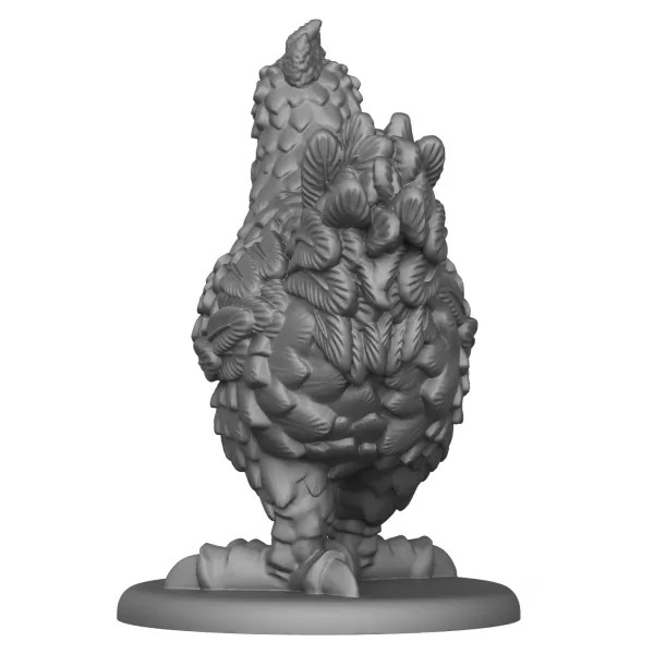 3D Printable Hen - Model preview 4