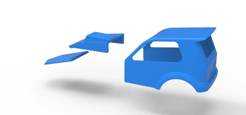 Shell of New Zealand Superstock car Version 3 Scale 1:25 - Model preview 21