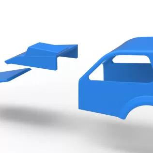 Shell of New Zealand Superstock car Version 3 Scale 1:25