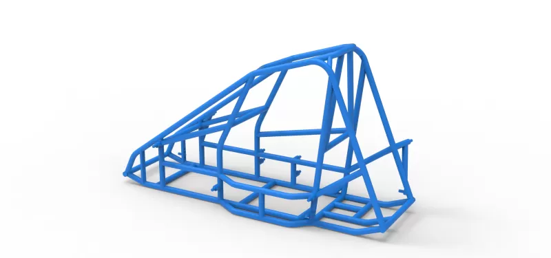 Frame of Quarter Midget Scale 1:16 - Model preview 9