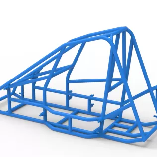 Frame of Quarter Midget Scale 1:16 - Model thumbnail 9