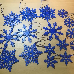 Snowflake hristmasdecorations - Model thumbnail 3