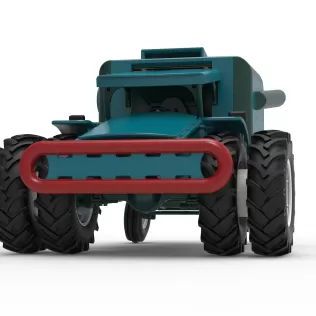 Racing Combine Harvester Version 2 Scale 1:25 - Model thumbnail 6