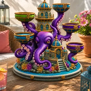 Kraken Citadel Organizer STL File for 3D Print - Model thumbnail 4