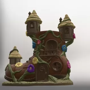 Enchanted Boot House STL File for 3D Printing - Model thumbnail 6