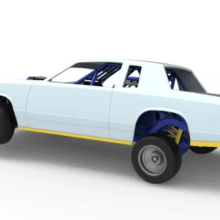 IMCA Stock car while turning Version 2 Scale 1:25 - Model thumbnail 12
