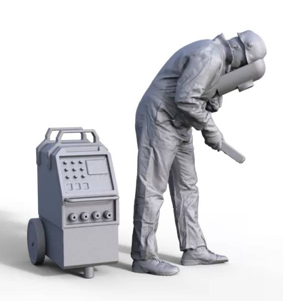 Figure for ship model Welder - Model preview 1