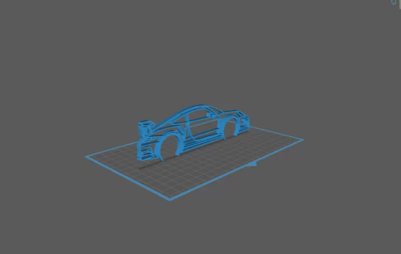 Porsche - 911 GT3 RS Wall Art - Model preview 1