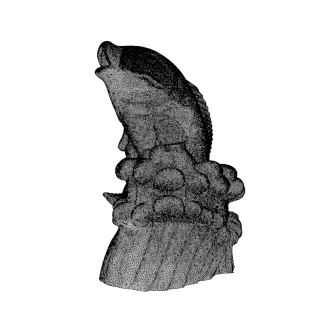 Stone Fish Sculpture -3D Model High-Quality PBR UV Mapped