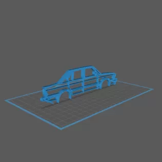 BMW - M5 E28 Wall Art - Model thumbnail 1