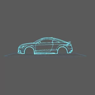 Audi - TT RS 2013 Wall Art