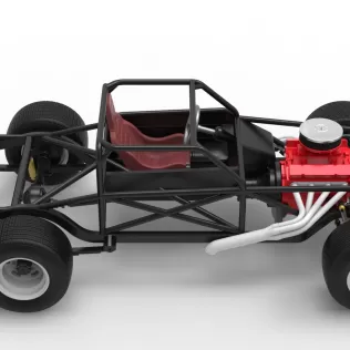 Vintage Semi-Late Model Stock Car Base Scale 1:25 - Model thumbnail 20