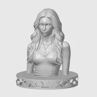 Nina Dobrev 3D Bust Print - Model thumbnail 8