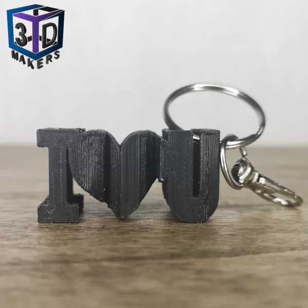 I LOVE YOU DAD FATHER’S DAY KEY RING - Model preview 1
