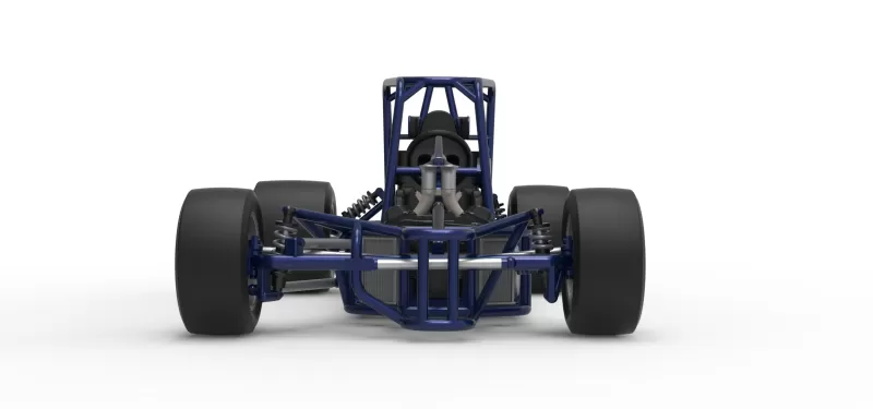 Pavement Silver Crown Car Base Version 2 Scale 1:25 - Model preview 7