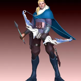 Sova Valorant FanArt - Model thumbnail 9