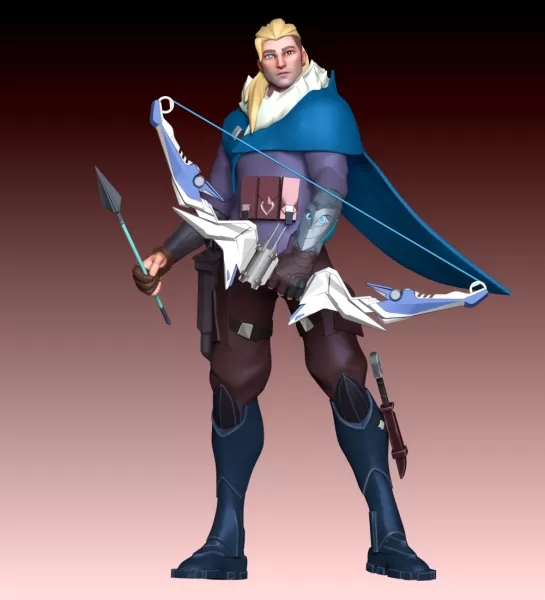 Sova Valorant FanArt - Model preview 9