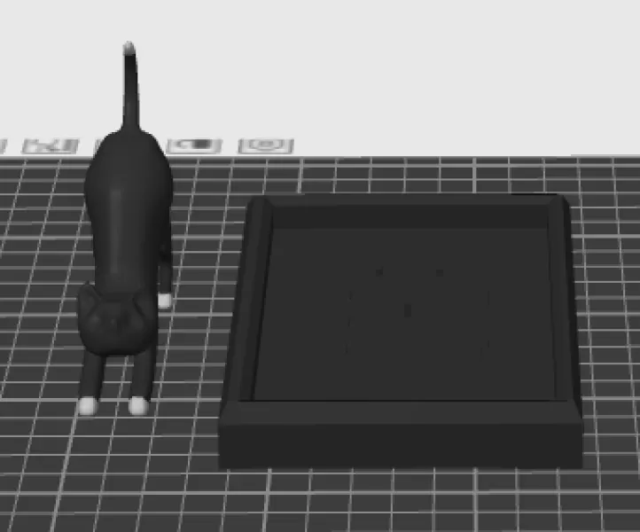 Cat Jewelry Holder - Model preview 7