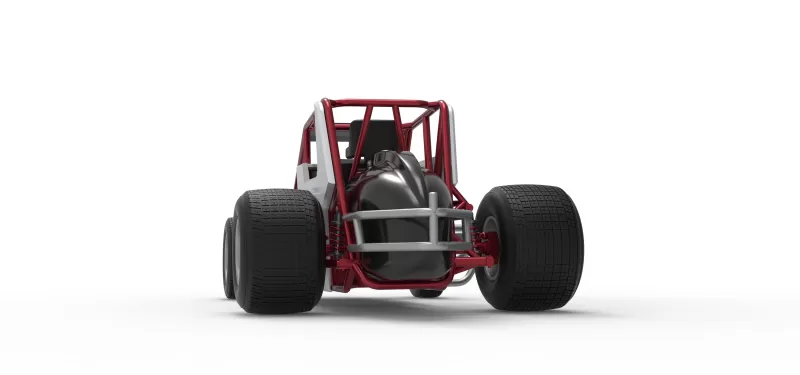 Dirt Silver Crown Car Scale 1:25 - Model preview 15