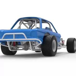 Vintage Dirt Modified stock car Version 10 Scale 1:25 - Model thumbnail 19