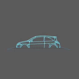 Renault - Megane 2 RS Wall Art