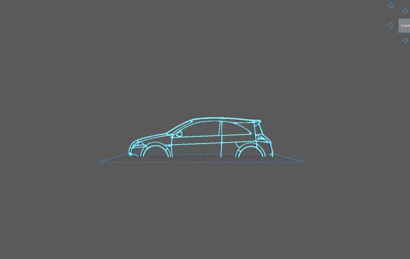 Renault - Megane 2 RS Wall Art - Model preview 2