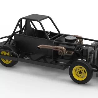 New Zealand Vintage Stock car Base Scale 1:25 - Model thumbnail 18