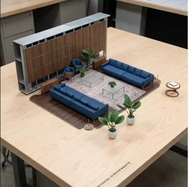 luxury penthouse interior - Model preview 1