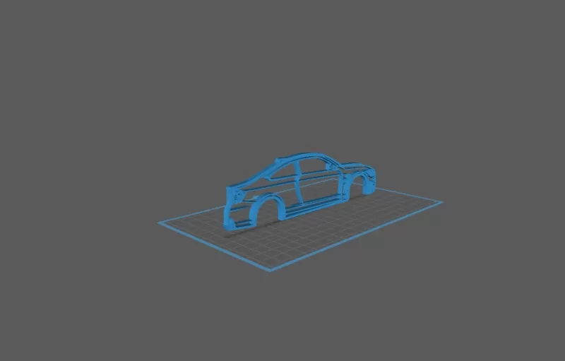 BMW - M4 2016 Wall Art - Model preview 2
