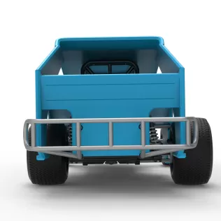 Vintage Dirt Modified stock car Version 8 Scale 1:25 - Model thumbnail 16