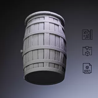 Kill Devil Barrel #RoZ - Model thumbnail 3