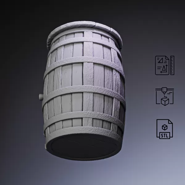 Kill Devil Barrel #RoZ - Model preview 3