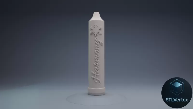 Candles for the day of the little Candles 3D Printable Models - Model preview 6