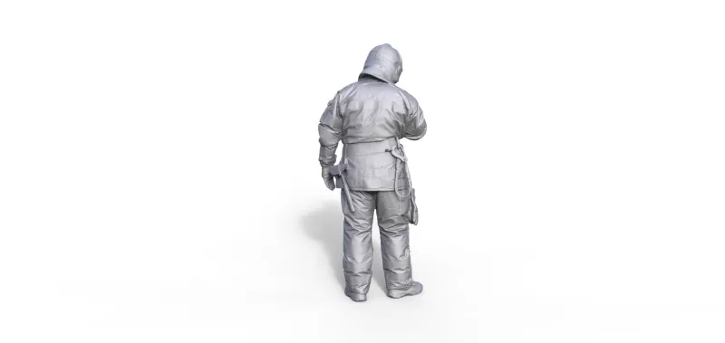 Firefighter figure - Model preview 2