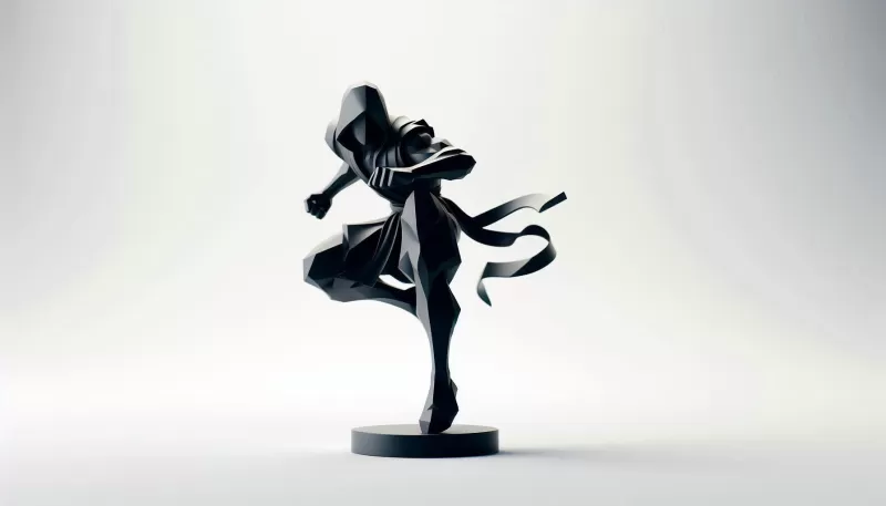 Ninja Fighter 3D Printable Model - Model preview 1